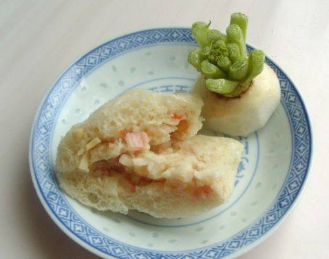 海味萝卜蒸包步骤7