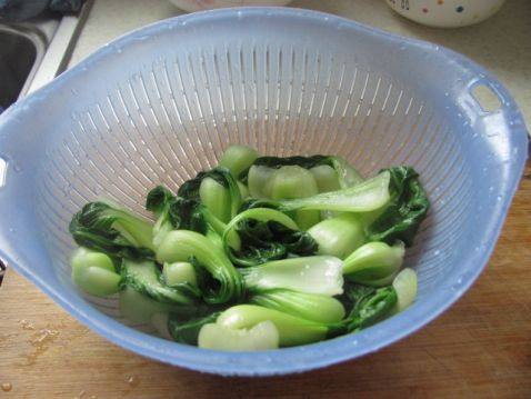 青菜粉丝肉包步骤3