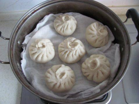青菜粉丝肉包步骤6