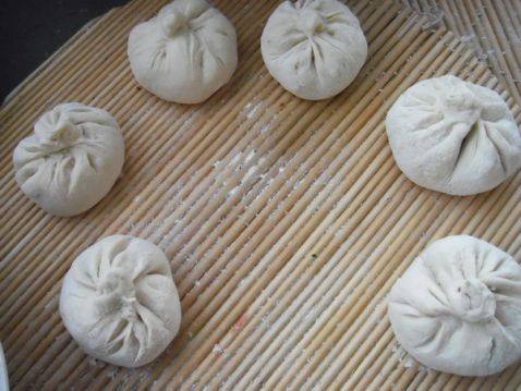 玉米香菇油菜包子步骤14