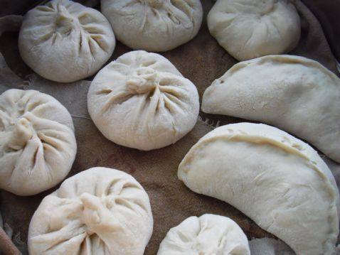 玉米香菇油菜包子步骤15