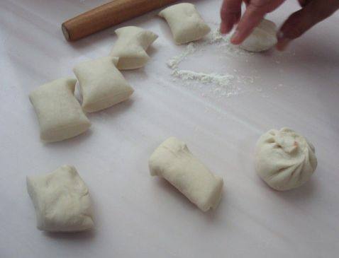 山药猪肉包步骤4