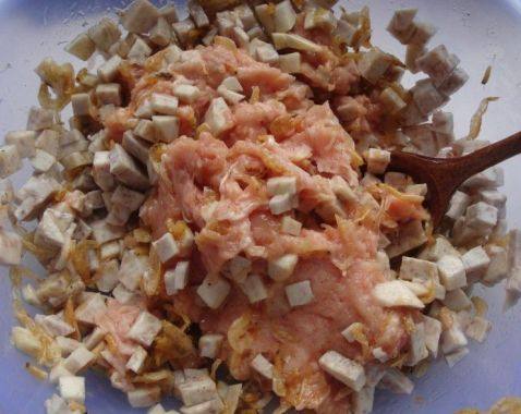 香芋鸡肉虾仁包步骤7