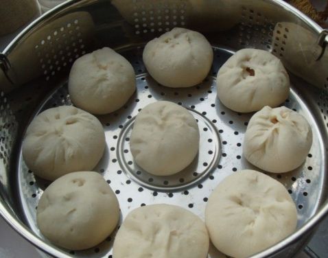 香芋鸡肉虾仁包步骤9