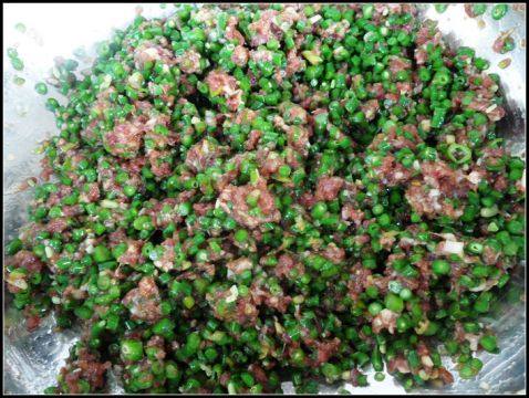 牛肉豇豆馅包子步骤4