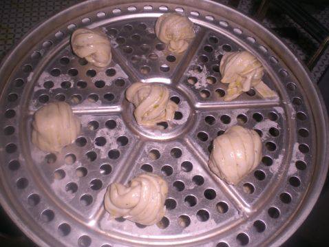 豆渣葱花卷步骤16