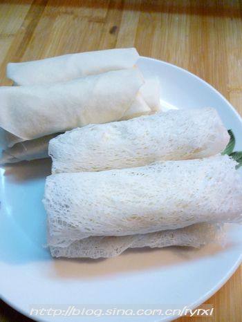 香蕉豆沙春卷步骤7