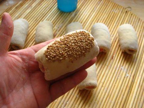 香肠早餐卷步骤15