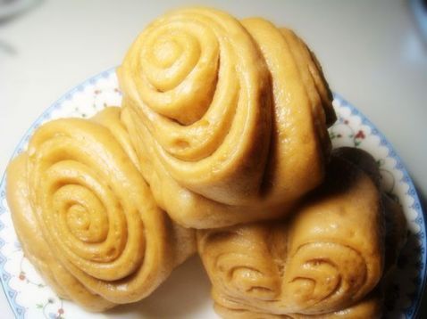 奶香全麦红茶花卷步骤12