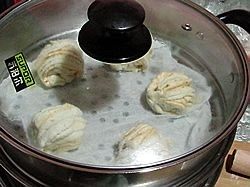 豆渣麻辣花卷步骤10