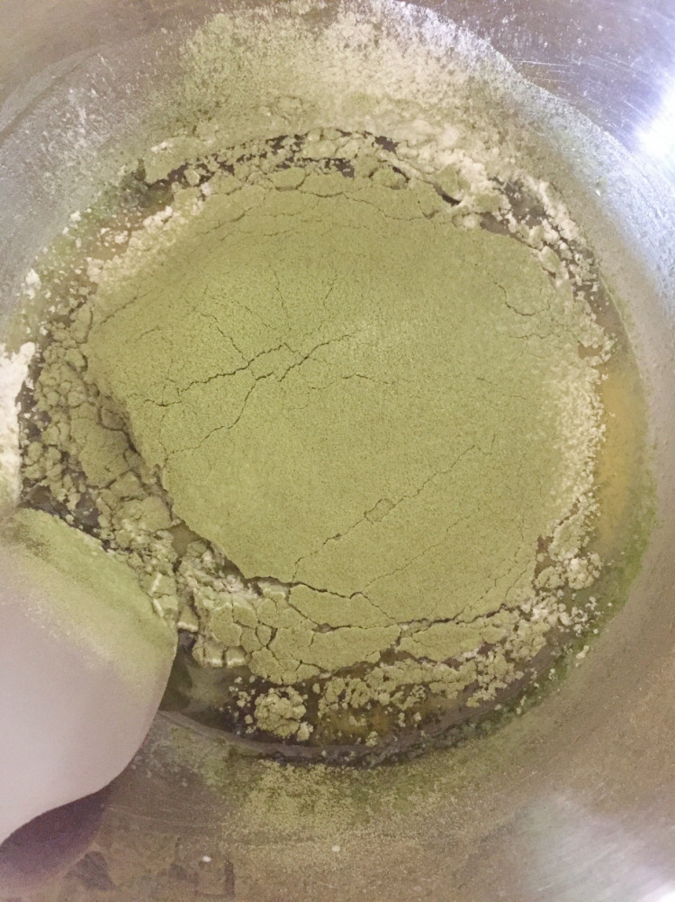 紫薯抹茶卷步骤2