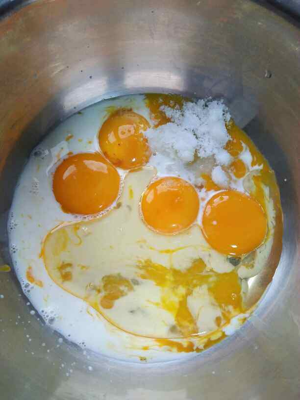 条纹蛋糕步骤3