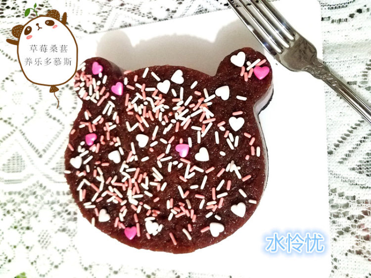 草莓桑葚养乐多慕斯步骤32
