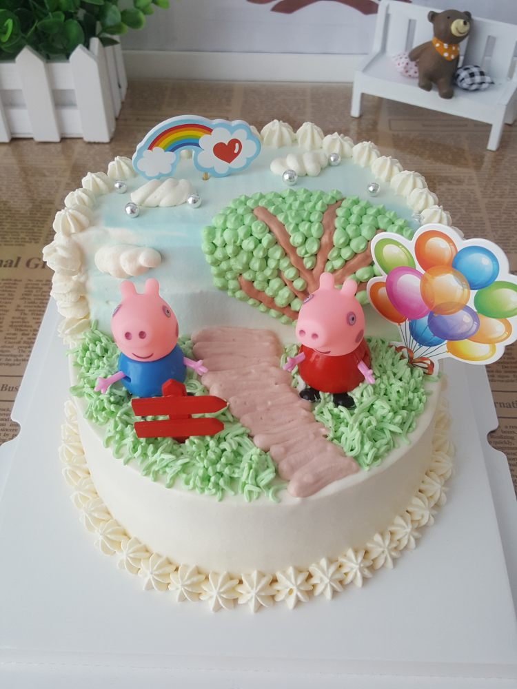 佩奇生日蛋糕步骤10