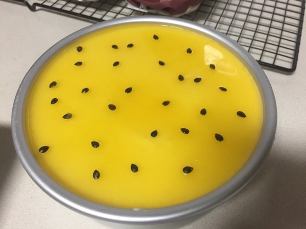 百香果芒果流心慕斯步骤21