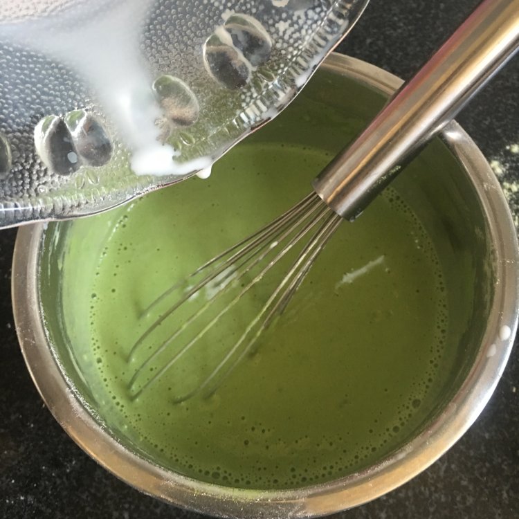 芒果抹茶千层蛋糕步骤4