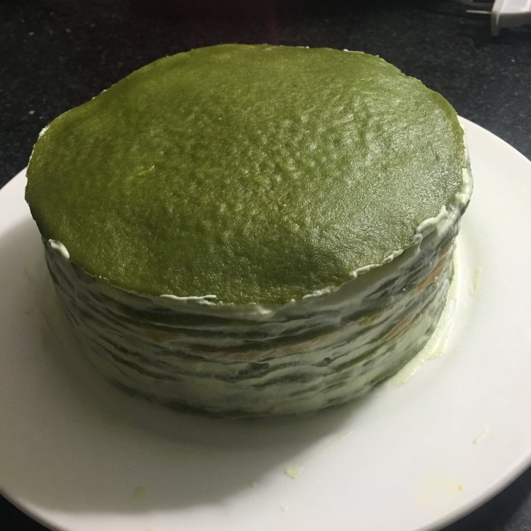 芒果抹茶千层蛋糕步骤14