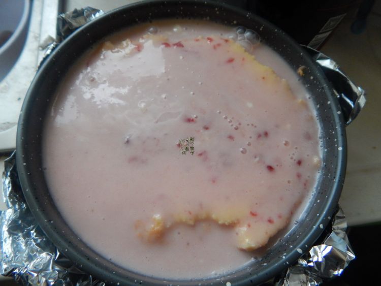 草苺巧克力双色慕斯步骤19