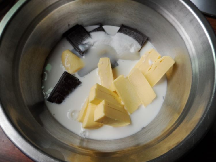 栗子巧克力蛋糕步骤2