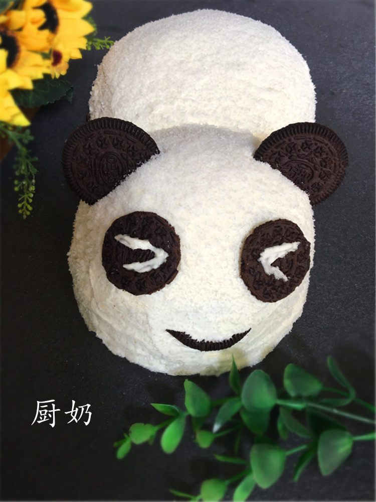 小熊猫奶油蛋糕步骤13