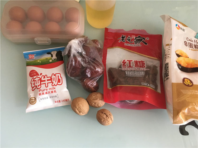 红枣蛋糕步骤1