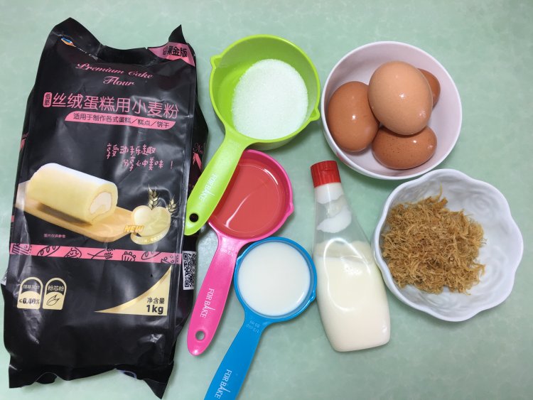肉松蛋糕卷步骤1