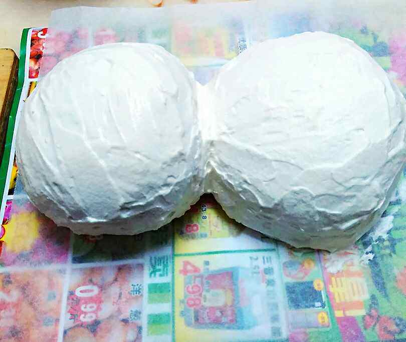 立体熊猫蛋糕步骤7