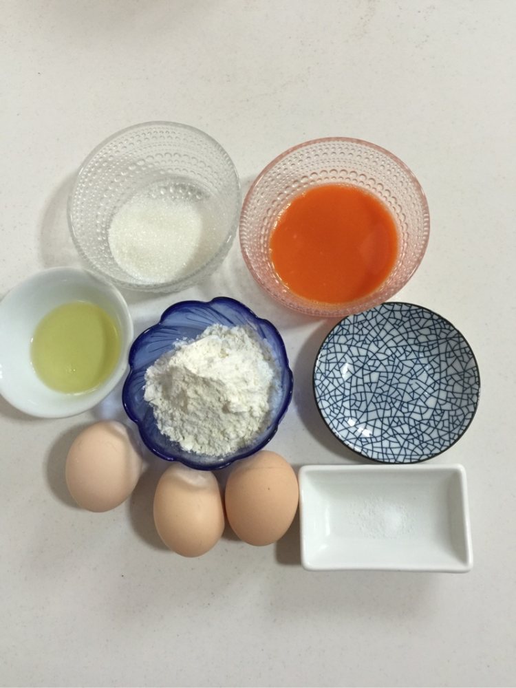 少油版胡萝卜戚风蛋糕步骤3