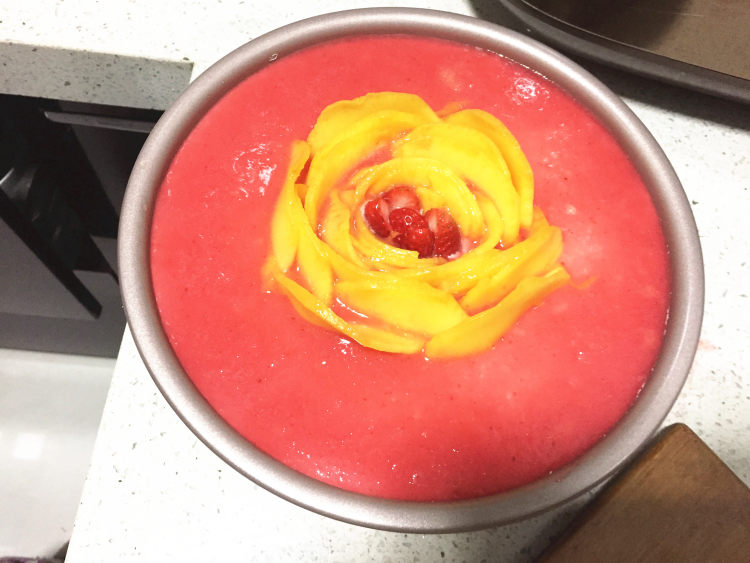 花色慕斯蛋糕步骤24