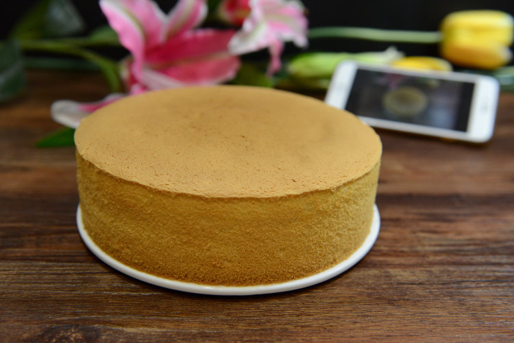 8寸原味戚风蛋糕步骤17