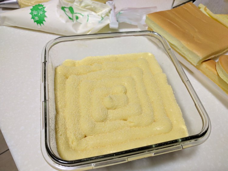 日式豆乳盒子蛋糕步骤35