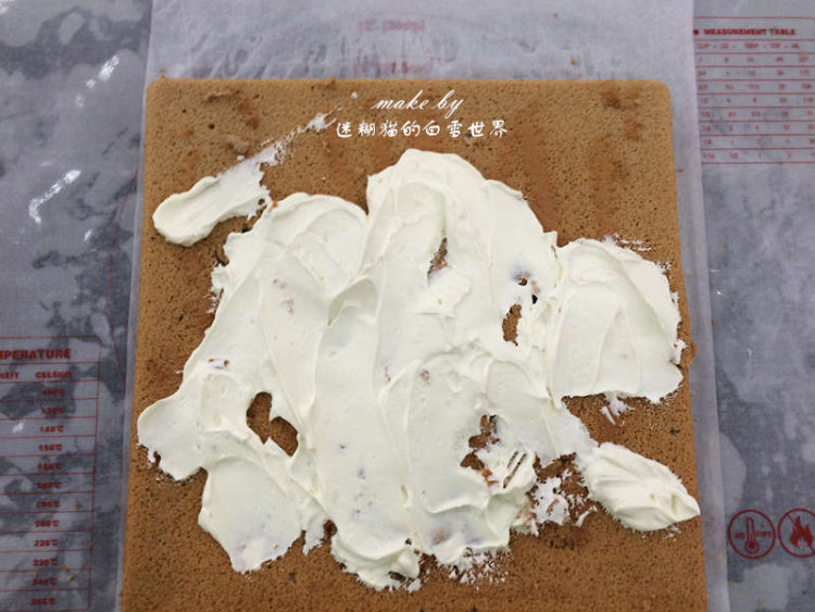 蛋糕火美人—火龙果蛋步骤18