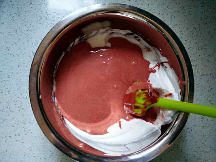 红曲蓝莓汁蛋糕步骤15