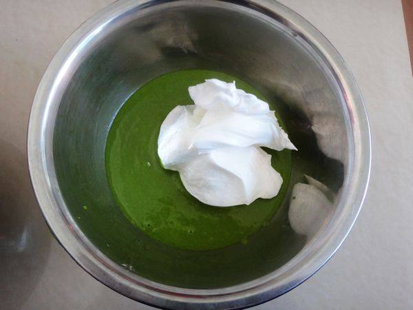 菠菜蛋糕步骤7