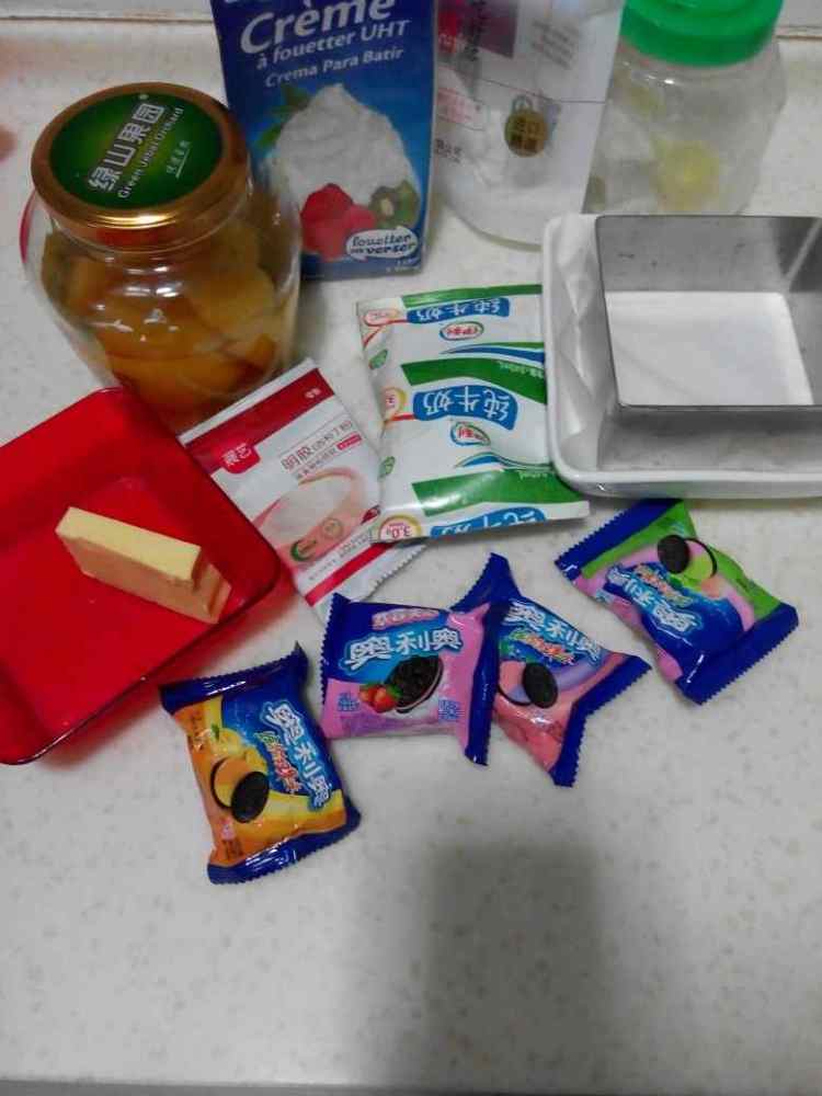 黄桃慕斯步骤1