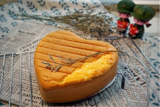 心形戚风蛋糕步骤8