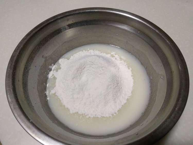 抹茶大理石戚风蛋糕步骤4