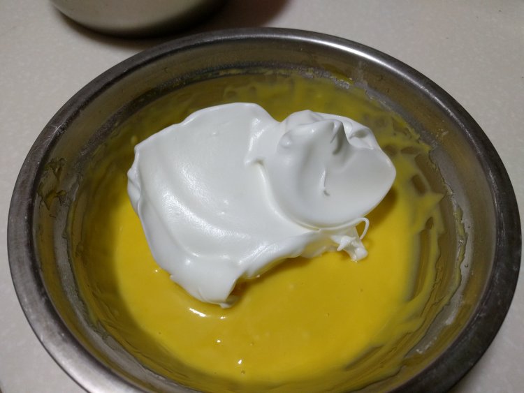 抹茶大理石戚风蛋糕步骤9