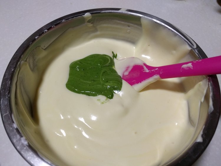 抹茶大理石戚风蛋糕步骤15
