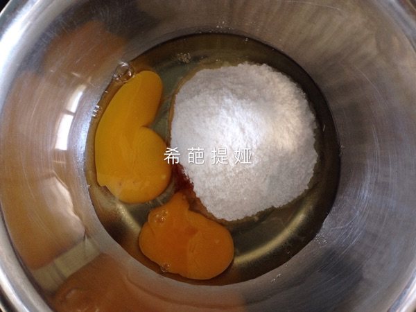 柚子咖啡纸杯蛋糕步骤1