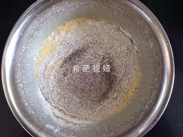 柚子咖啡纸杯蛋糕步骤3