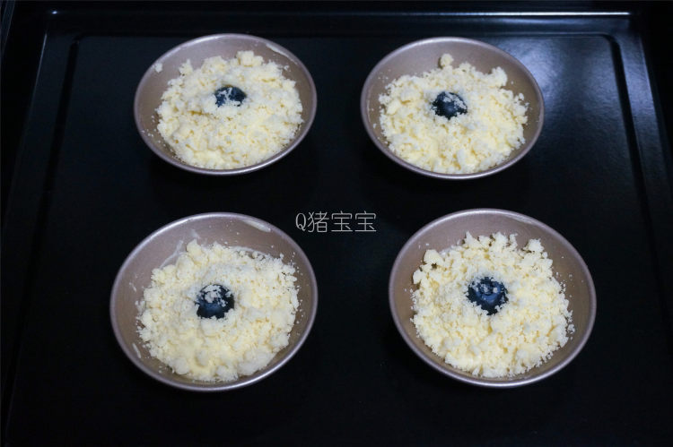 酥粒奶酪麦芬步骤11