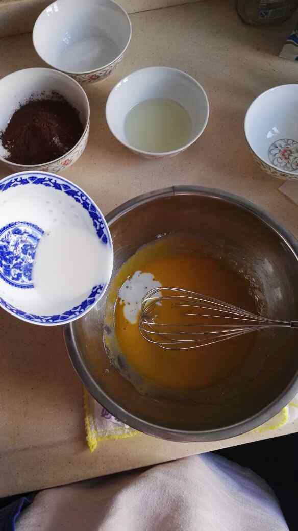 巧克力蛋糕步骤4