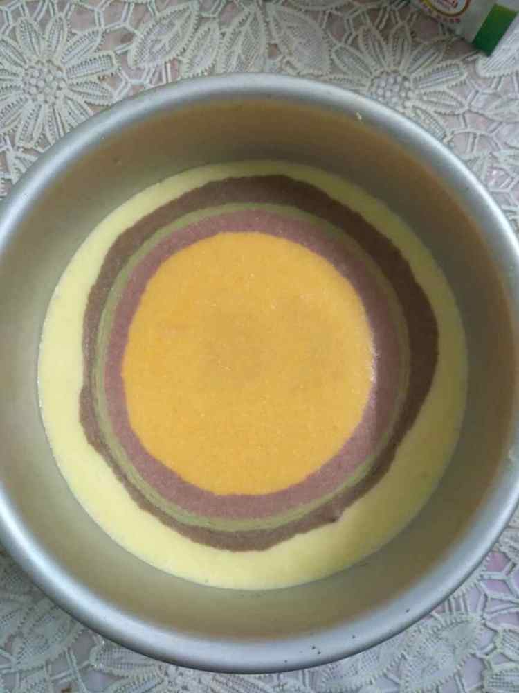 彩虹芝士蛋糕步骤8
