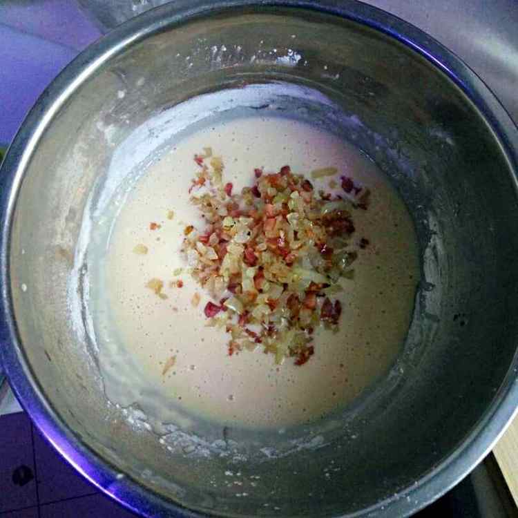 洋葱火腿咸蛋糕步骤8
