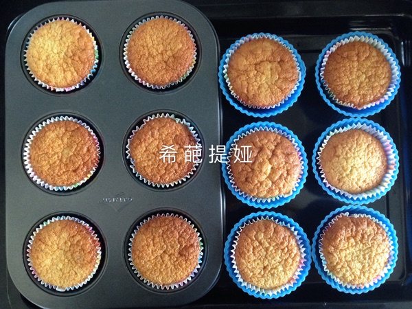桂花杯子蛋糕步骤7