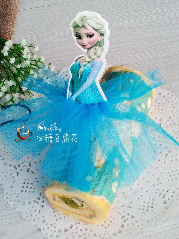 冰雪奇缘蛋糕卷步骤18