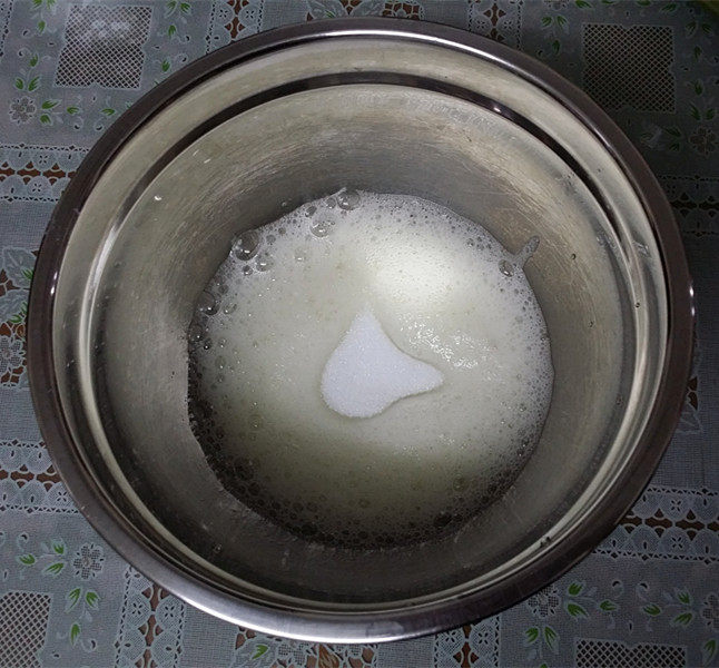 菠菜汁戚风蛋糕步骤8