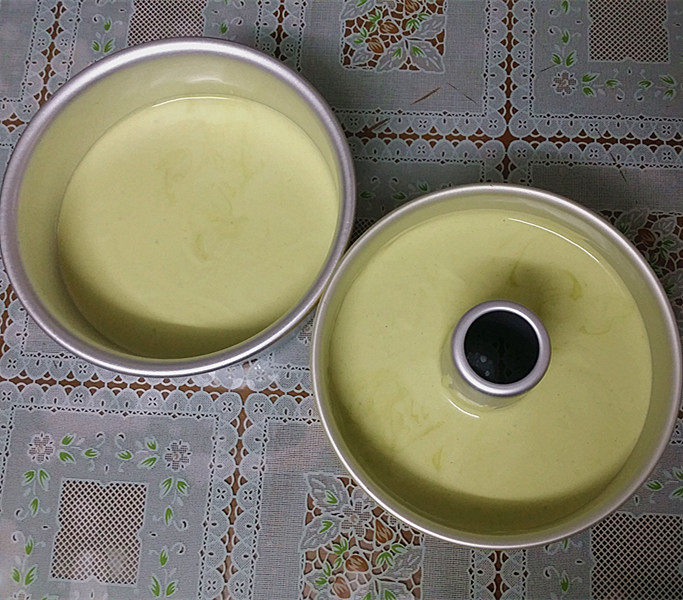 菠菜汁戚风蛋糕步骤13