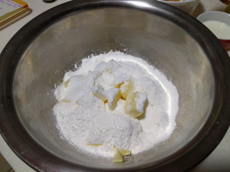 橙丁磅蛋糕步骤2